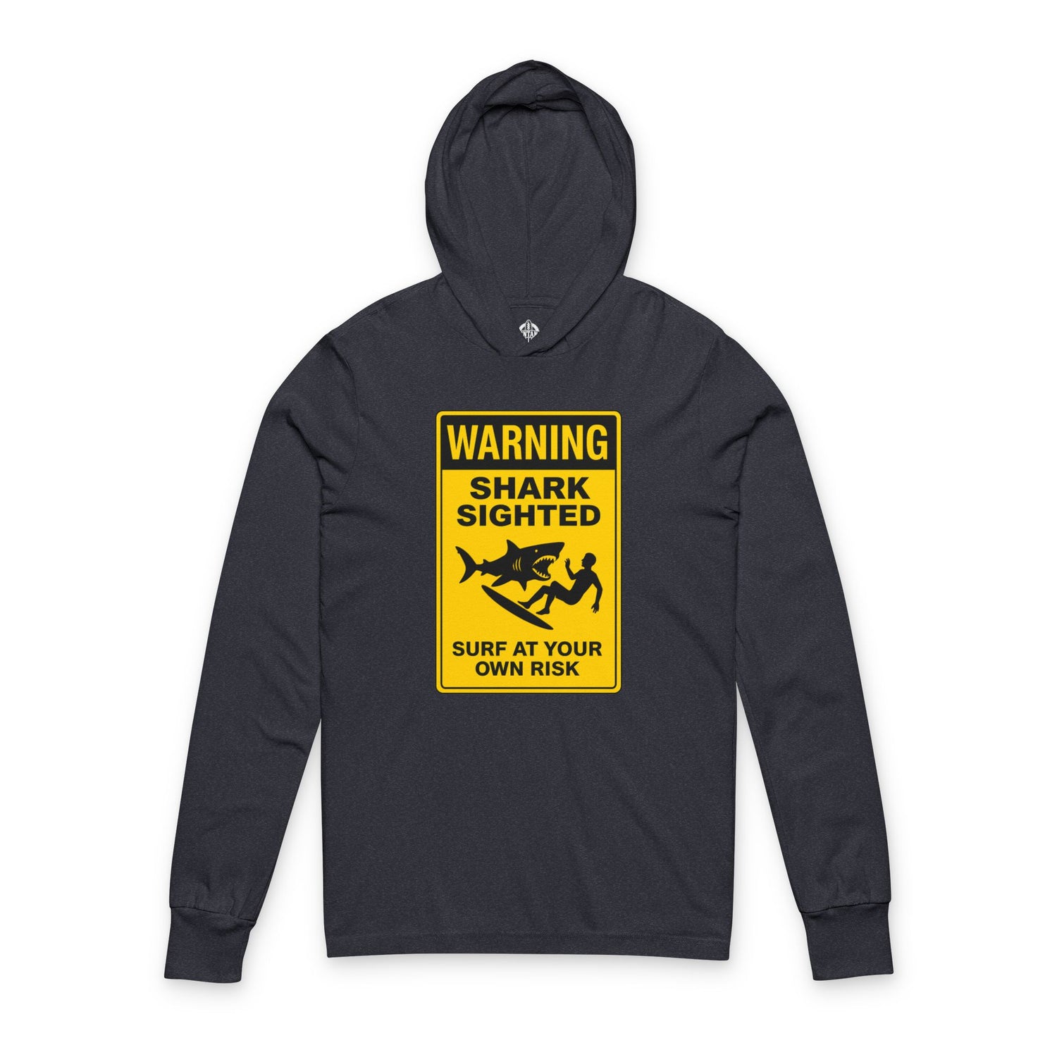 Shark Sighted Team Unisex - Cotton Long Sleeve Hooded T-Shirt