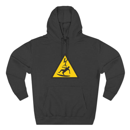 Electric Surfer Unisex - Pull-Over Cotton Blend Fleece Hoodie