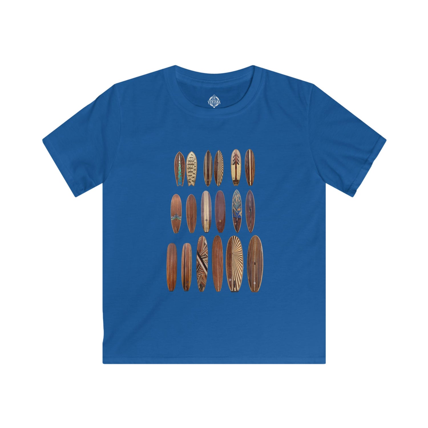 Ventana Wooden Surfboards Kids - Soft Style U.S. Cotton T-Shirt
