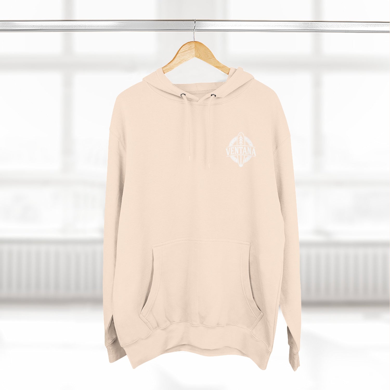 Ventana Surfsquatch by Thiago Bianchini Unisex - Pull-Over Cotton Blend Fleece Hoodie