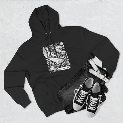 Ventana Marine Life by Lili Arnold Unisex - Pull-Over Cotton Blend Fleece Hoodie