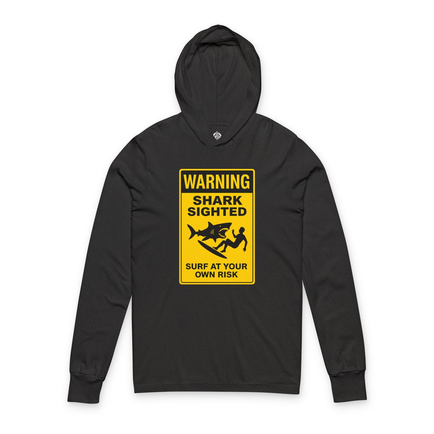 Shark Sighted Team Unisex - Cotton Long Sleeve Hooded T-Shirt