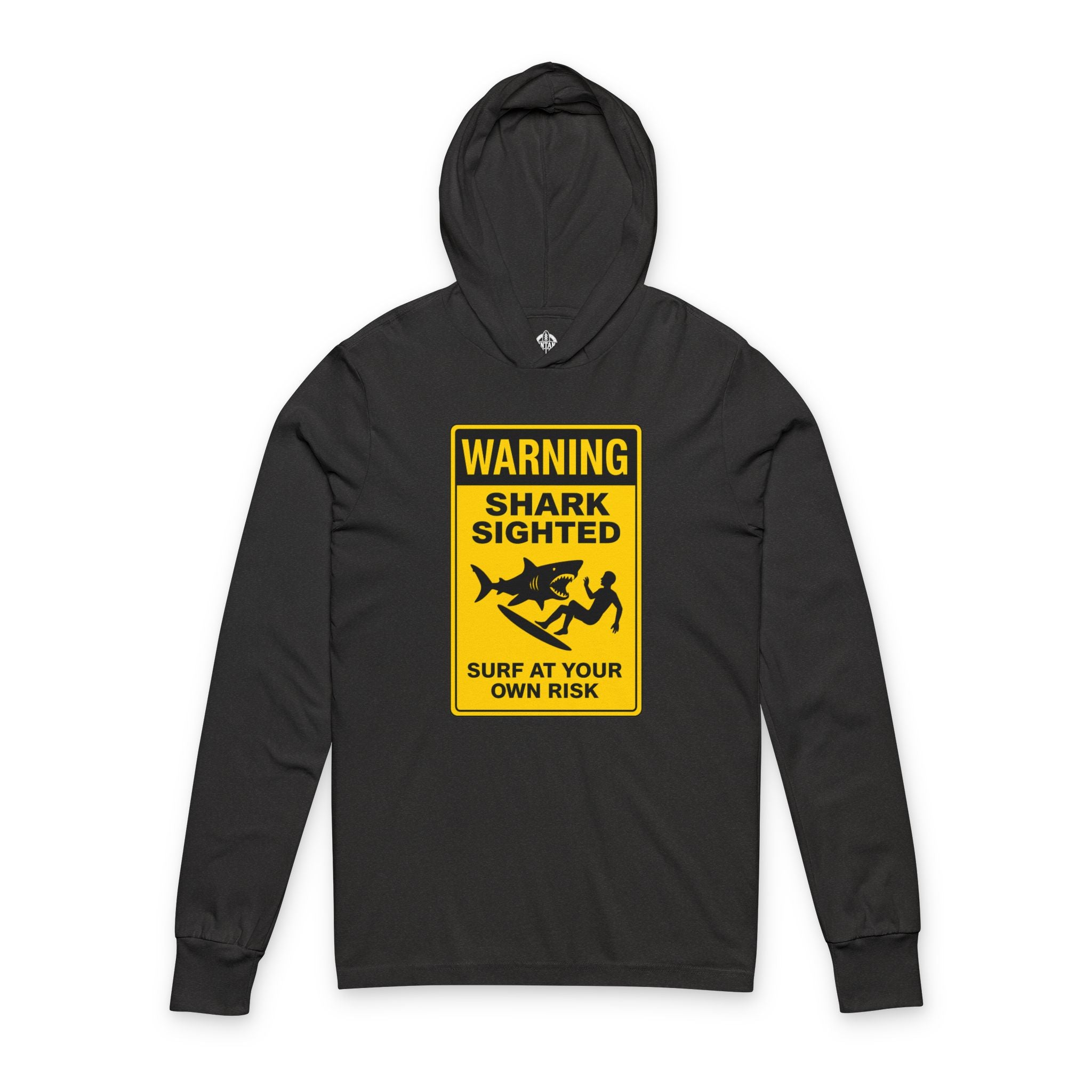 Shark Sighted Team Unisex - Cotton Long Sleeve Hooded T-Shirt