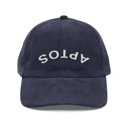 Aptos California Upside Down Embroidered Corduroy Cap - 100% Cotton