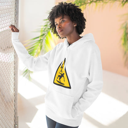 Electric Surfer Unisex - Pull-Over Cotton Blend Fleece Hoodie