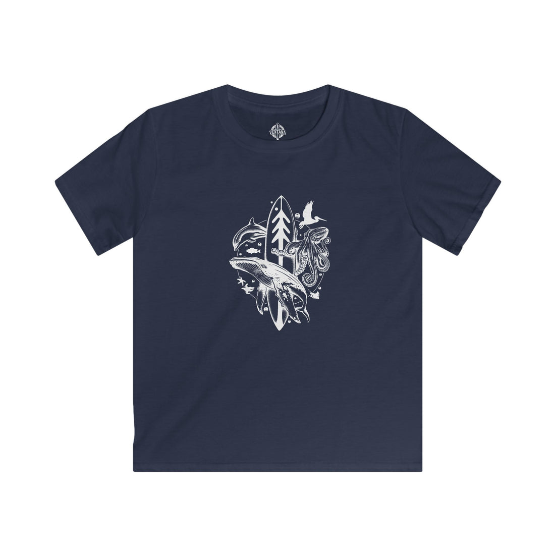 Ventana Monterey Bay by Thiago Bianchini Kids - Soft Style U.S. Cotton T-Shirt