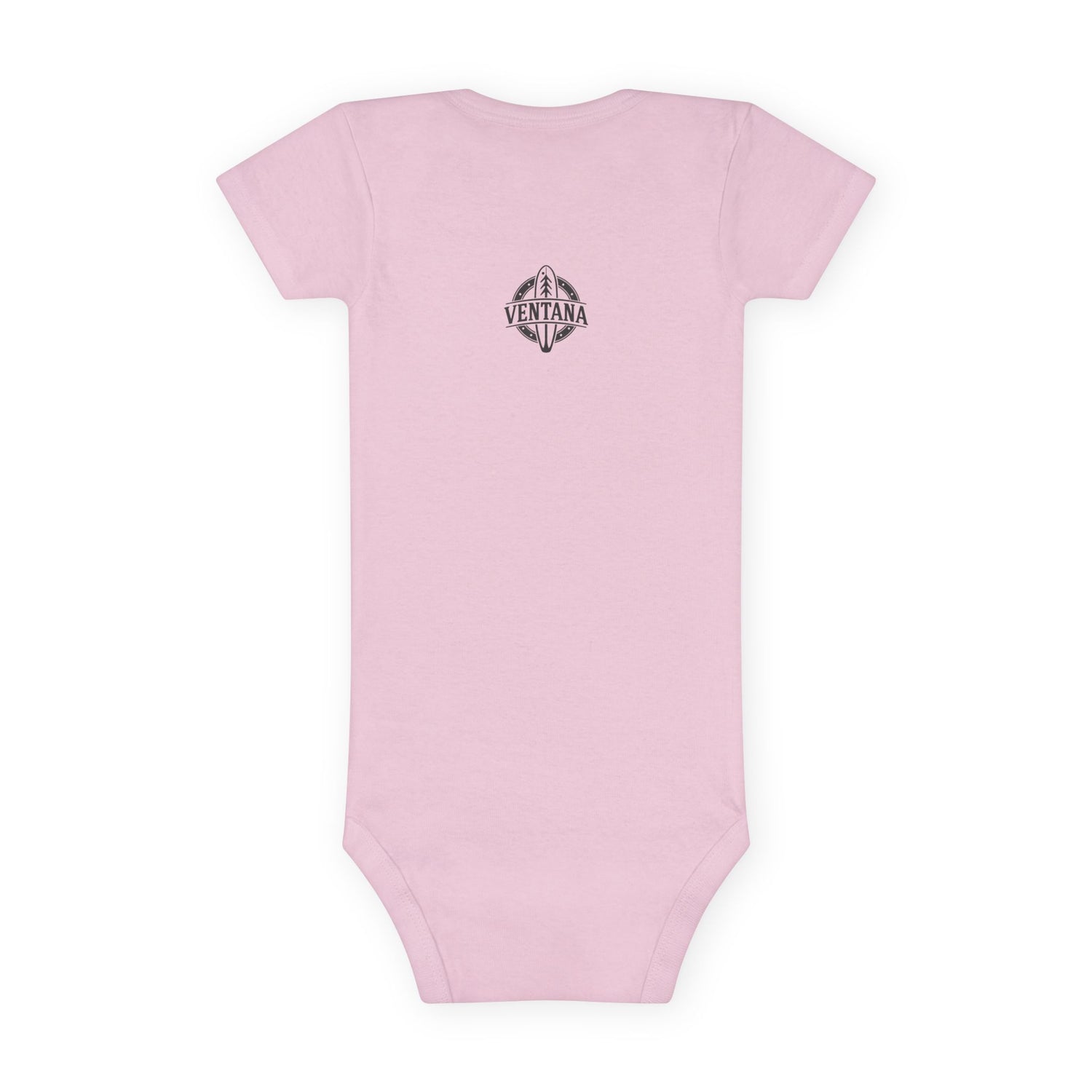 Queen of Hearts Surfer - Baby Short Sleeve 100% Cotton Onesie