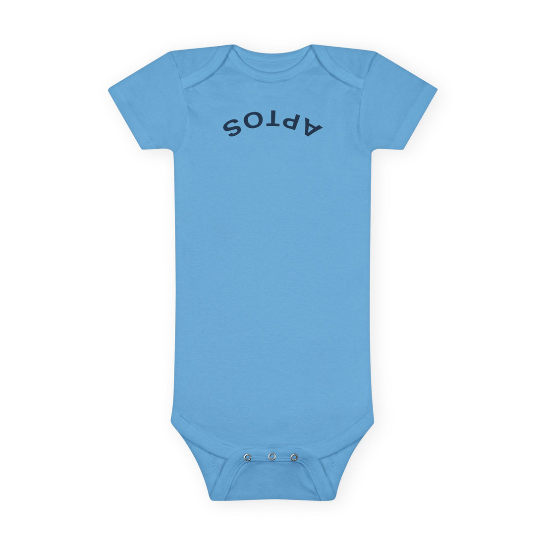 Aptos California Upside Down - Baby Short Sleeve 100% Cotton Onesie