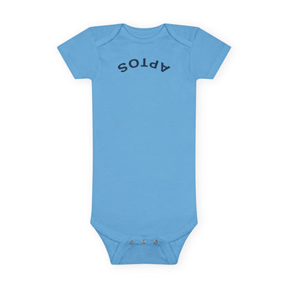 Aptos California Upside Down - Baby Short Sleeve 100% Cotton Onesie
