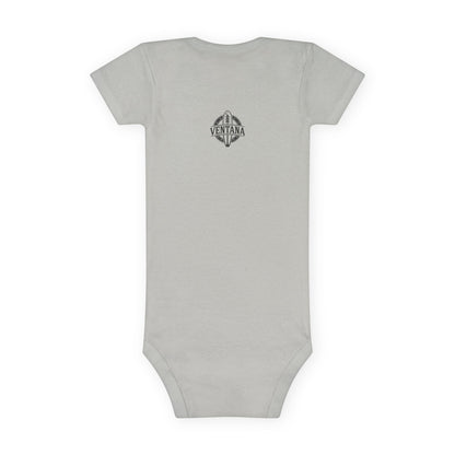 Queen of Hearts Surfer - Baby Short Sleeve 100% Cotton Onesie