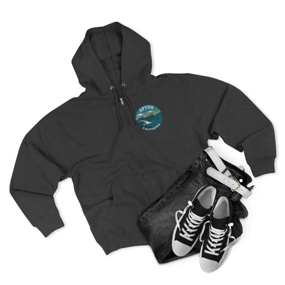 Aptos California Classic Unisex - Zip Cotton Blend Fleece Hoodie