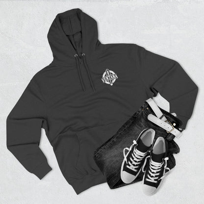 Ventana Treefish Logo - Pull-Over Cotton Blend Fleece Hoodie