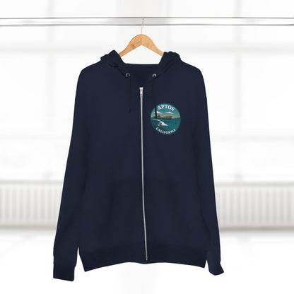 Aptos California Classic Unisex - Zip Cotton Blend Fleece Hoodie