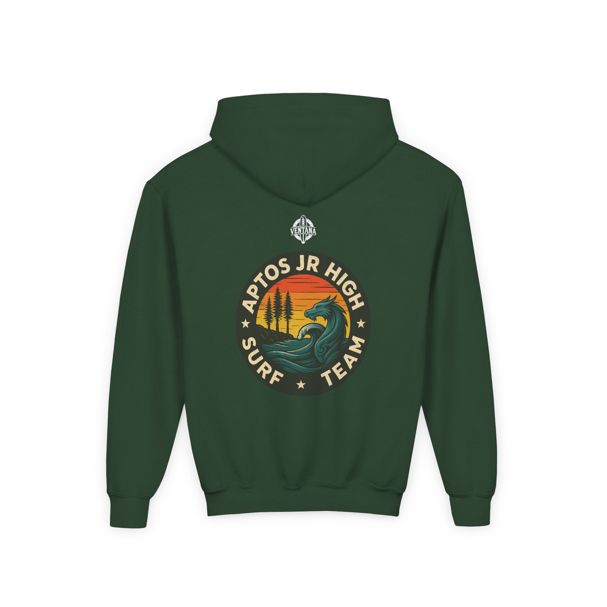 Aptos Jr High Surf Team Youth Pull-Over Hoodie - Heavy Blend Sweatshirt