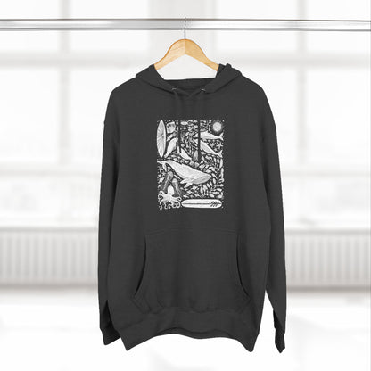 Ventana Marine Life by Lili Arnold Unisex - Pull-Over Cotton Blend Fleece Hoodie