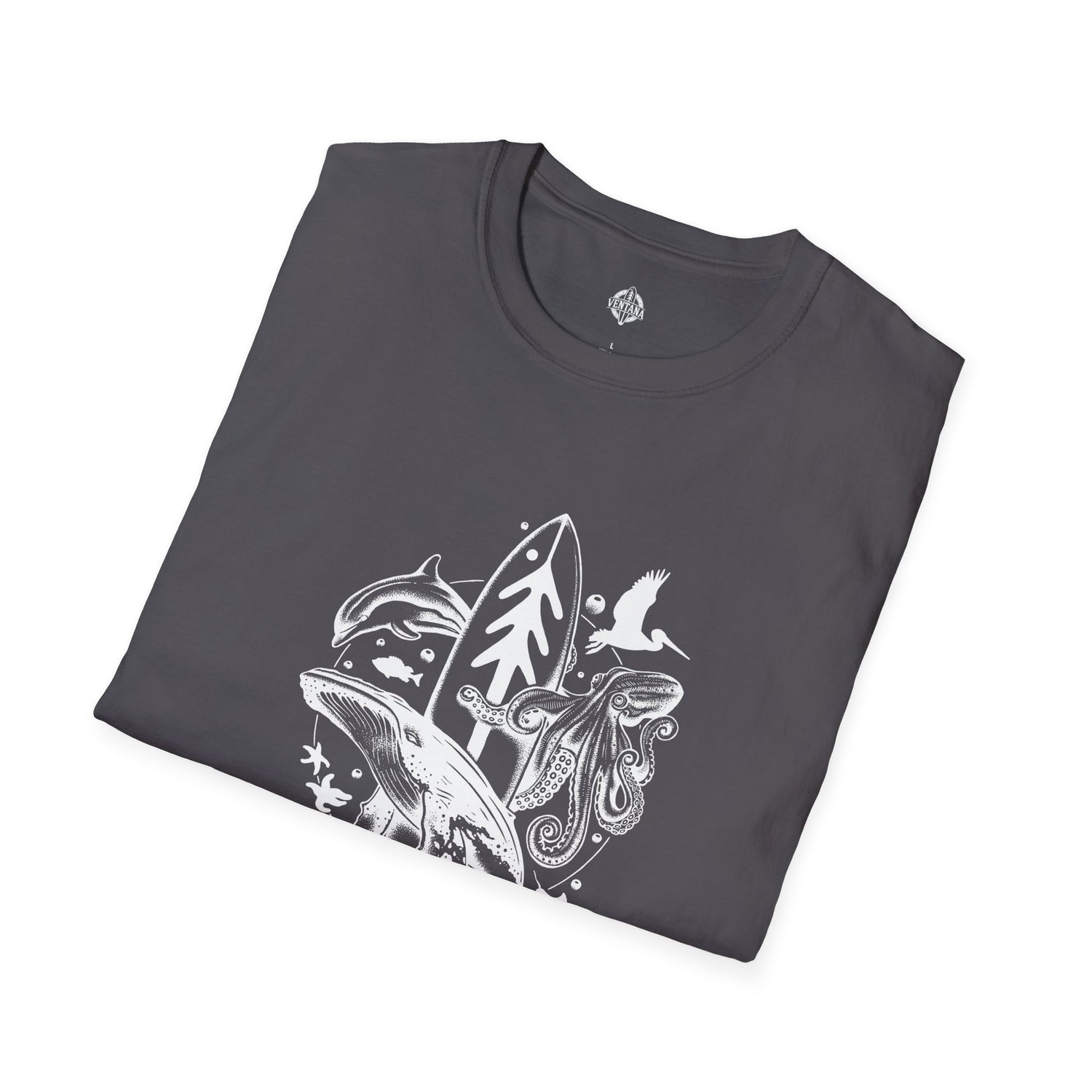 Ventana Monterey Bay by Thiago Bianchini Unisex - Soft Style U.S. Cotton T-Shirt
