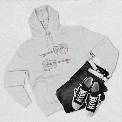 Ventana Santa Cruz Guitar Collab Unisex - Pull-Over Cotton Blend Fleece Hoodie