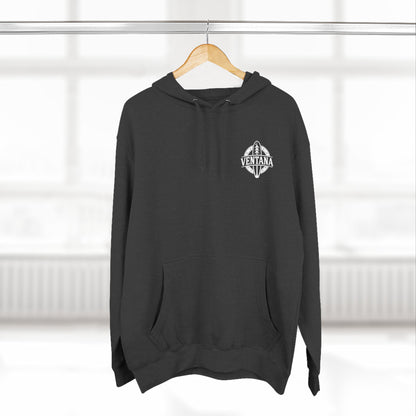 Ventana Surfsquatch by Thiago Bianchini Unisex - Pull-Over Cotton Blend Fleece Hoodie