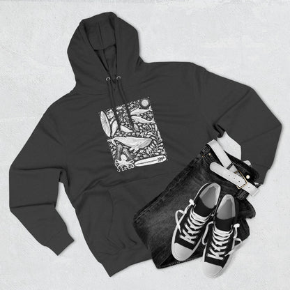 Ventana Marine Life by Lili Arnold Unisex - Pull-Over Cotton Blend Fleece Hoodie