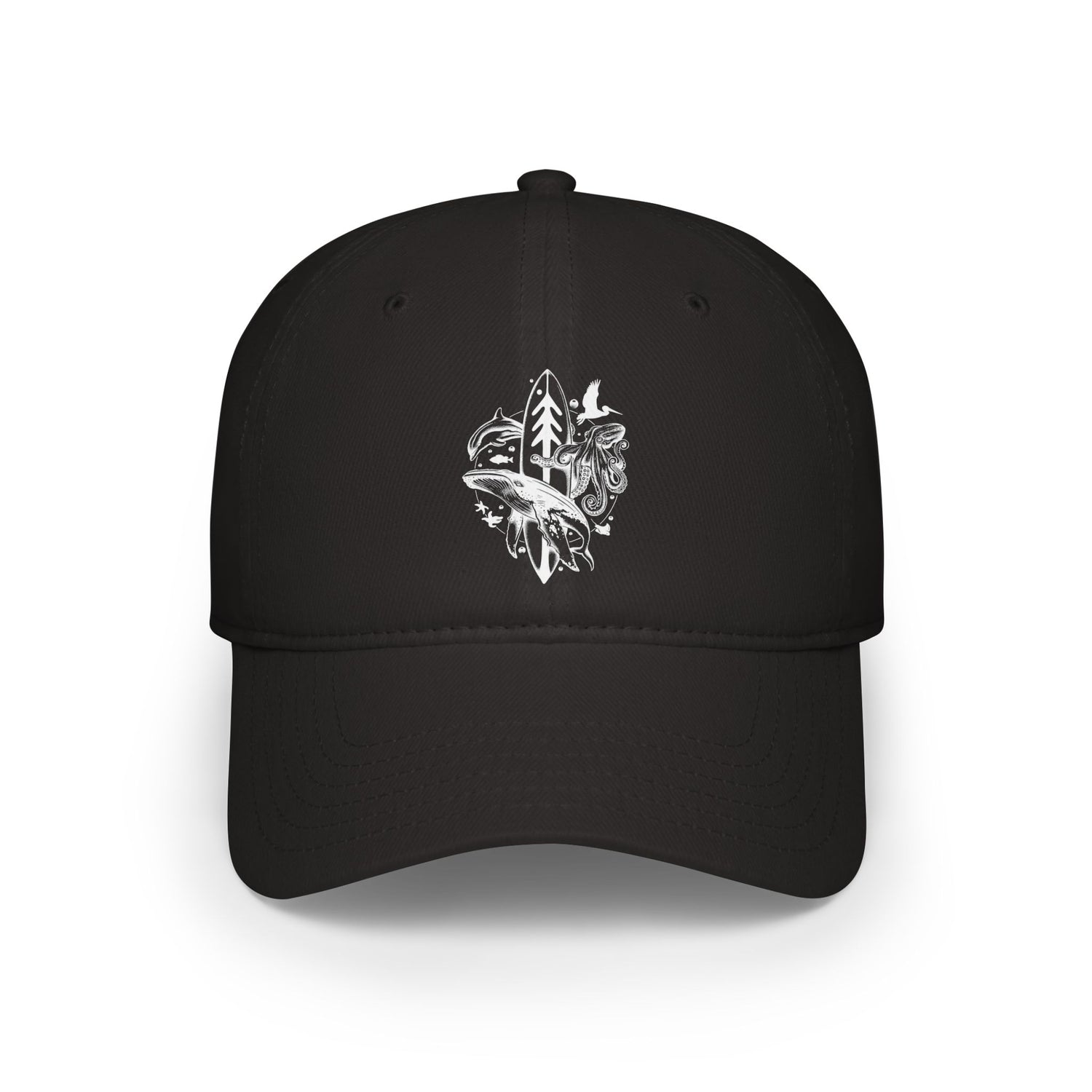 Ventana Monterey Bay by Thiago Bianchini Unisex - 100% Cotton Baseball Cap
