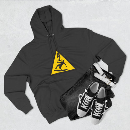 Electric Surfer Unisex - Pull-Over Cotton Blend Fleece Hoodie