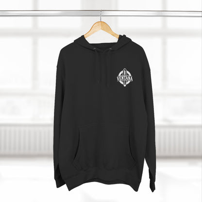 Ventana Surfsquatch by Thiago Bianchini Unisex - Pull-Over Cotton Blend Fleece Hoodie