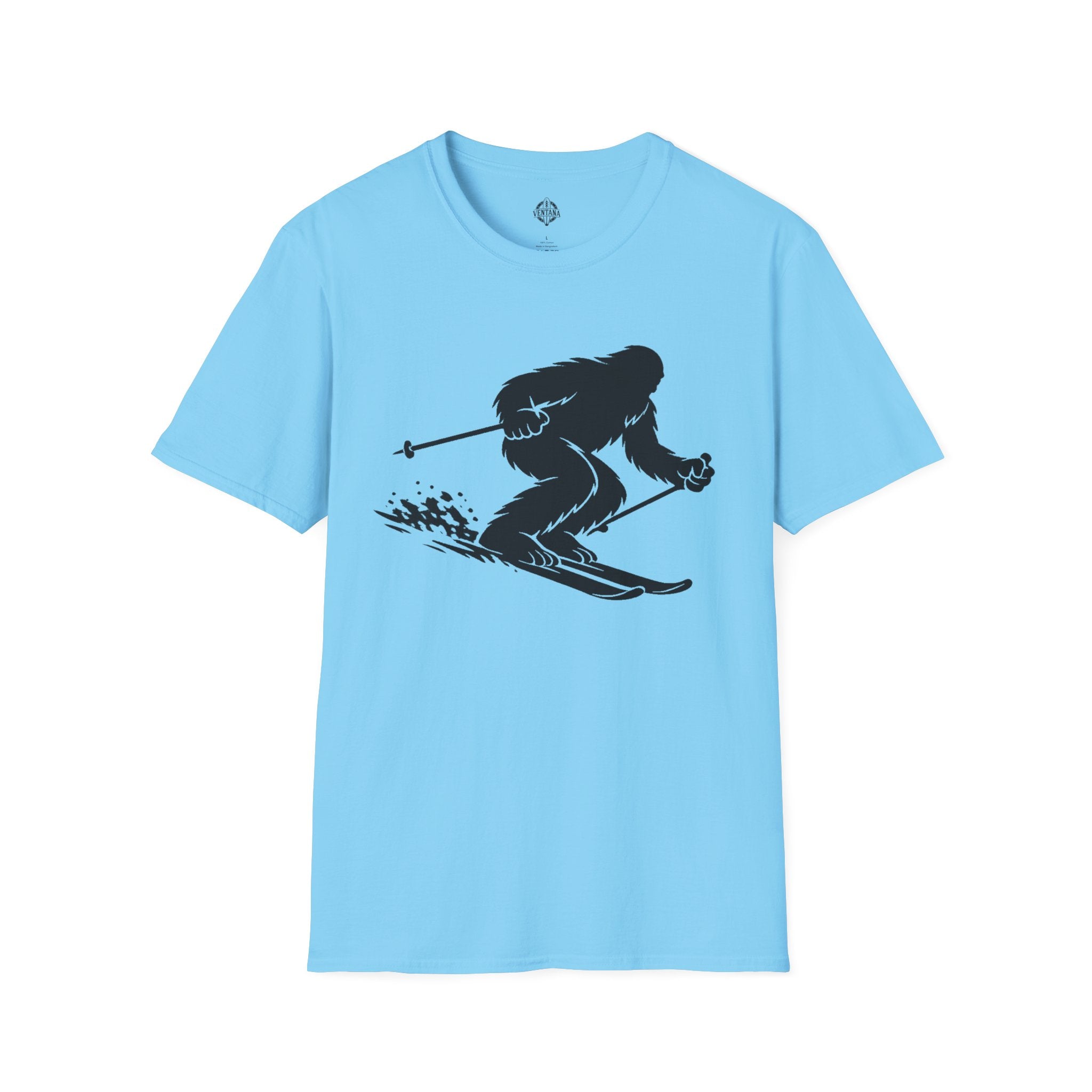Ventana Shreddy Yeti Ski Unisex - U.S. Cotton T-Shirt