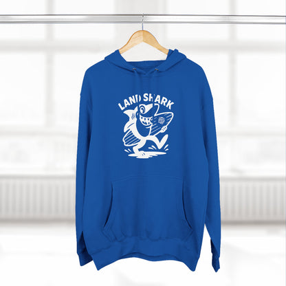 Land Shark Unisex - Pull-Over Cotton Blend Fleece Hoodie
