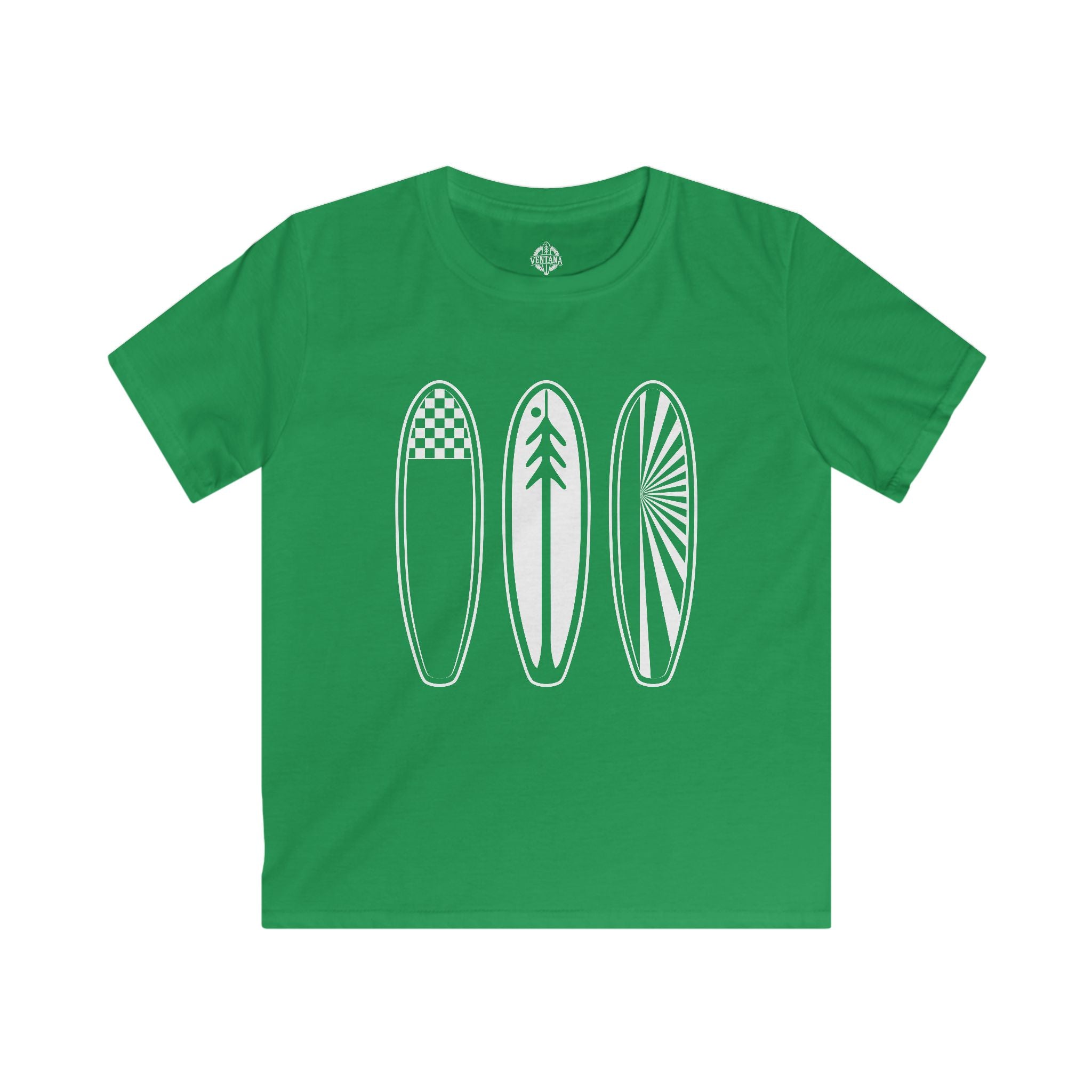 Ventana Three Board Kids - Soft Style U.S. Cotton T-Shirt