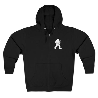 Ventana Saxsquatch Unisex - Zip Cotton Blend Fleece Hoodie