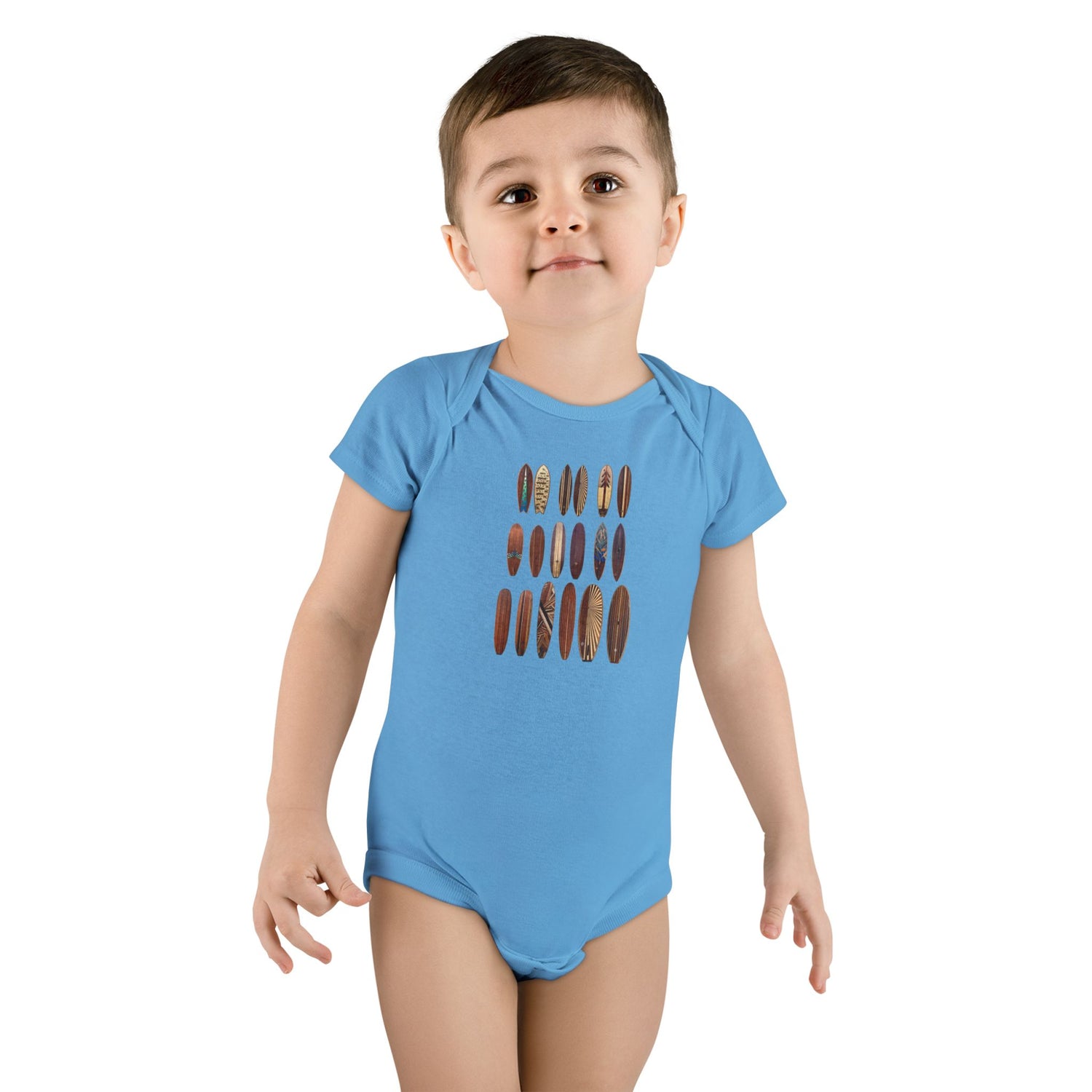 Ventana Wooden Surfboards - Baby Short Sleeve 100% Cotton Onesie