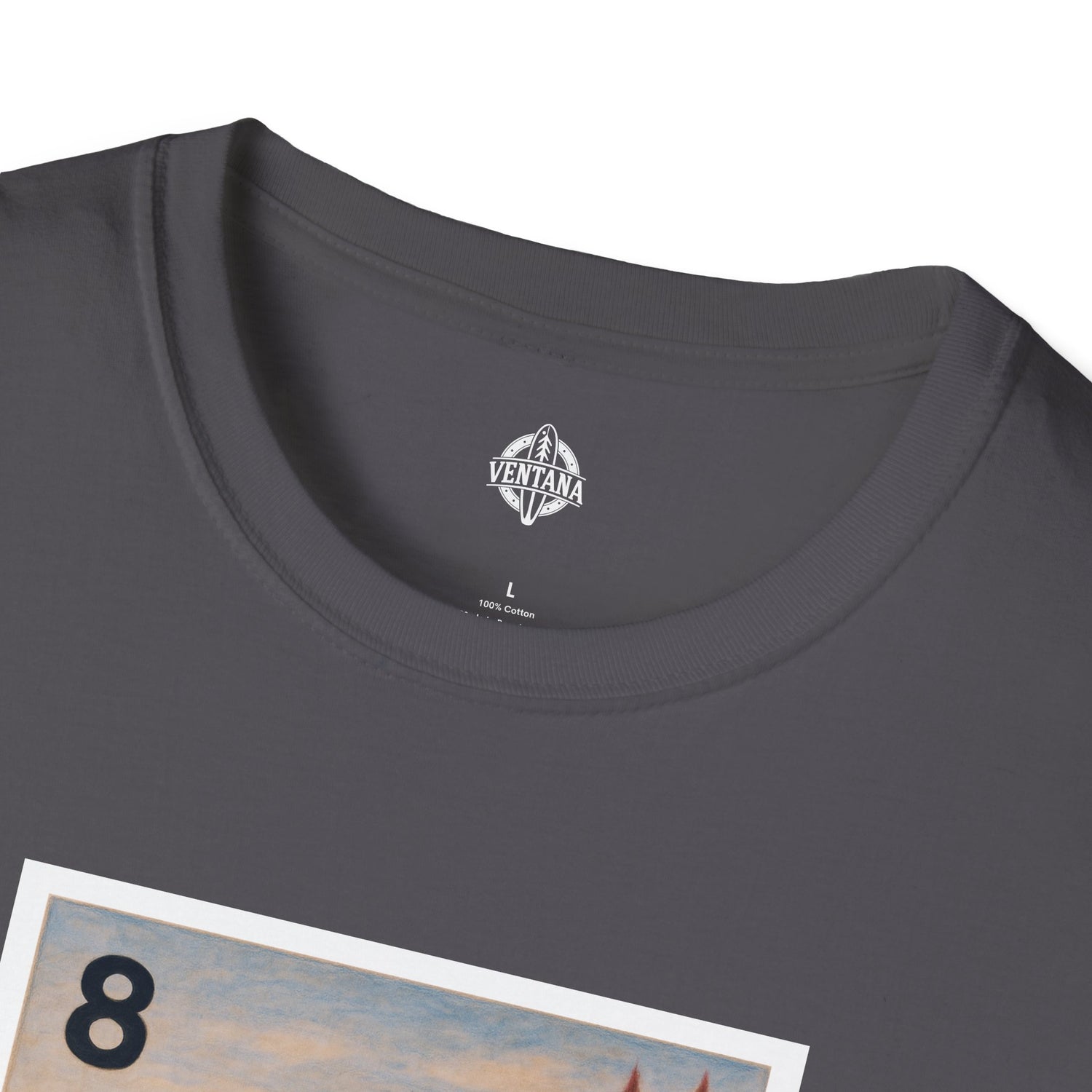 Sea Otter Lotería Unisex - Soft Style U.S. Cotton T-Shirt (La Nutria)