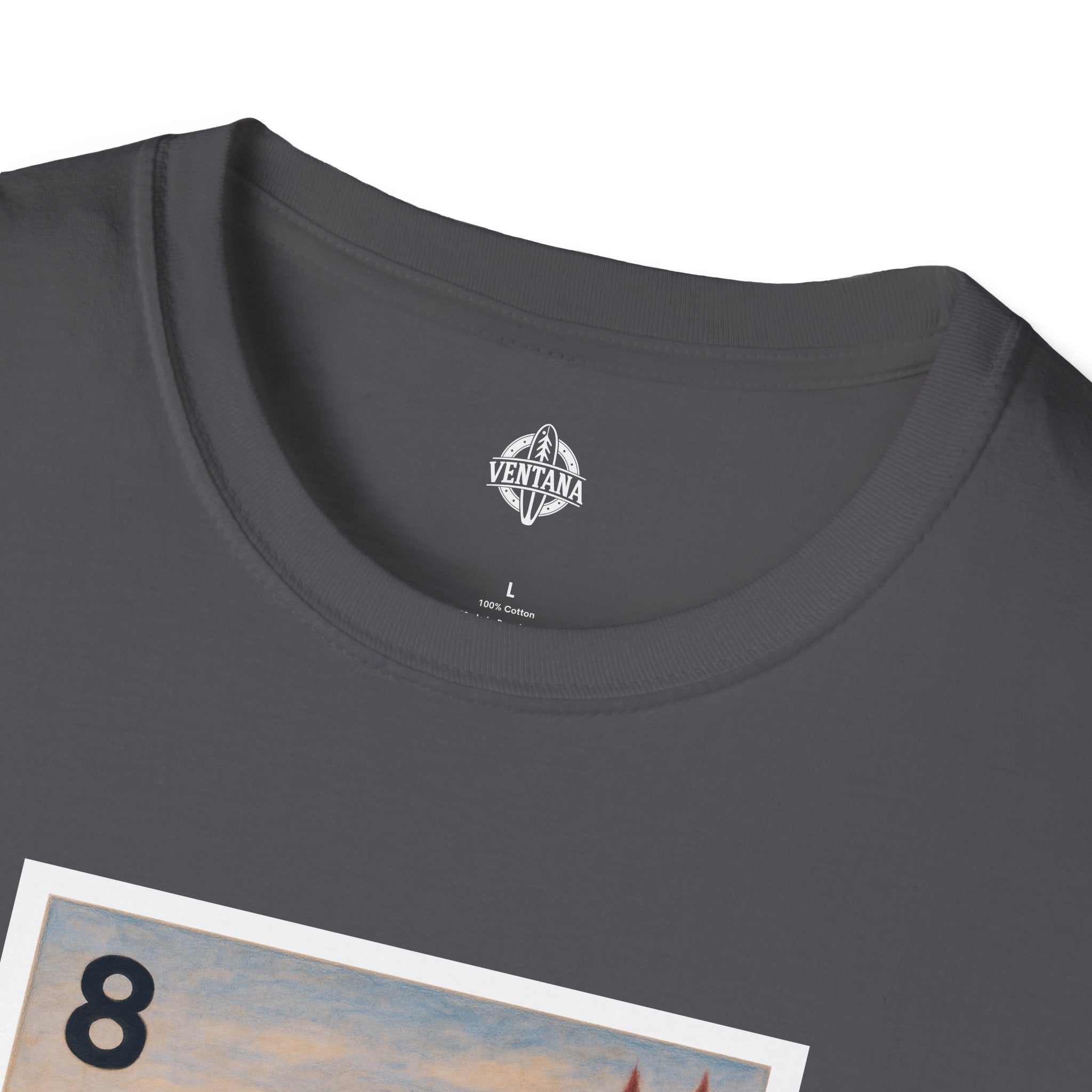 Sea Otter Lotería Unisex - Soft Style U.S. Cotton T-Shirt (La Nutria)