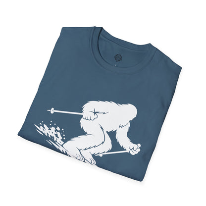 Ventana Shreddy Yeti Ski Unisex - U.S. Cotton T-Shirt