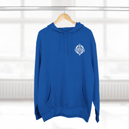 Ventana Surfsquatch by Thiago Bianchini Unisex - Pull-Over Cotton Blend Fleece Hoodie