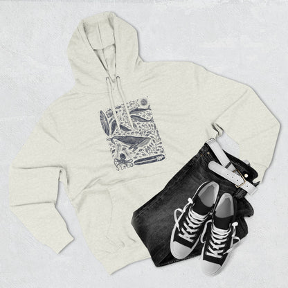 Ventana Marine Life by Lili Arnold Unisex - Pull-Over Cotton Blend Fleece Hoodie