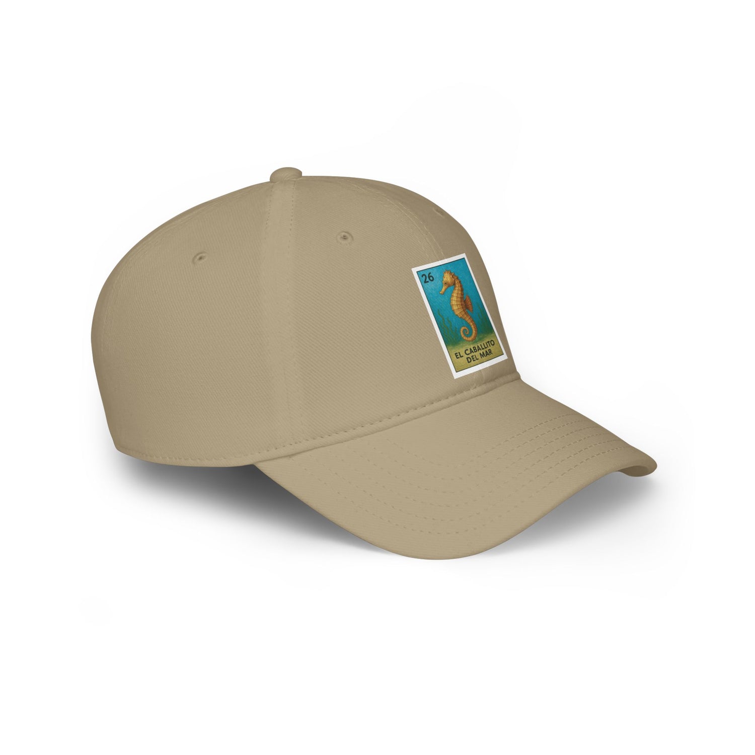 Seahorse Lotería Unisex - 100% Cotton Baseball Cap (El Caballito del Mar)