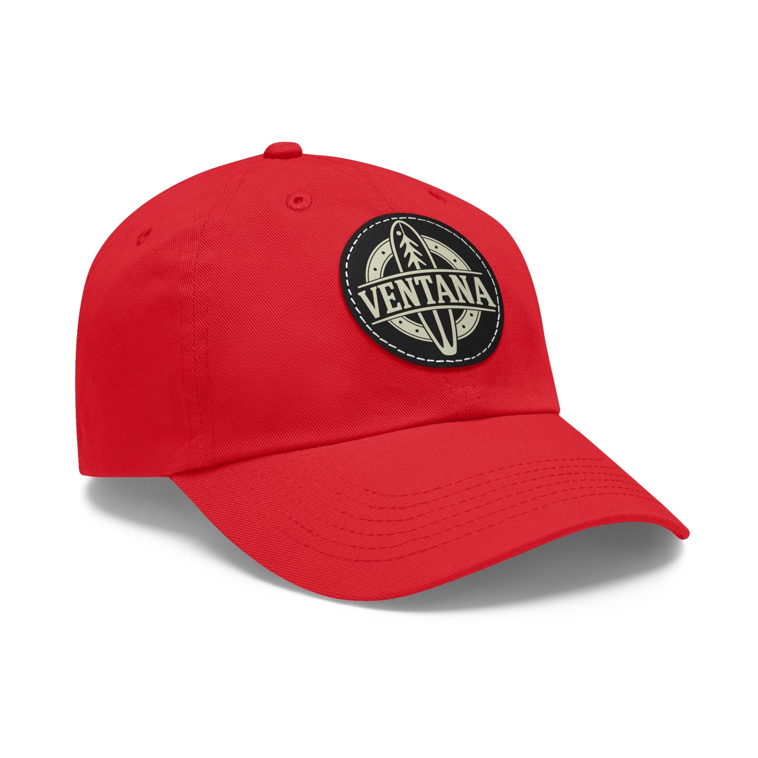 Ventana Treefish Logo Vegan Leather Patch Hat