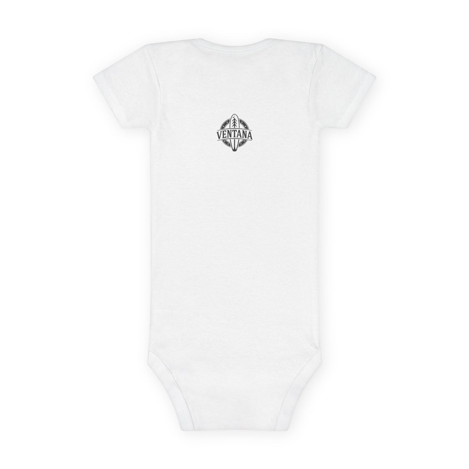 Queen of Hearts Surfer - Baby Short Sleeve 100% Cotton Onesie