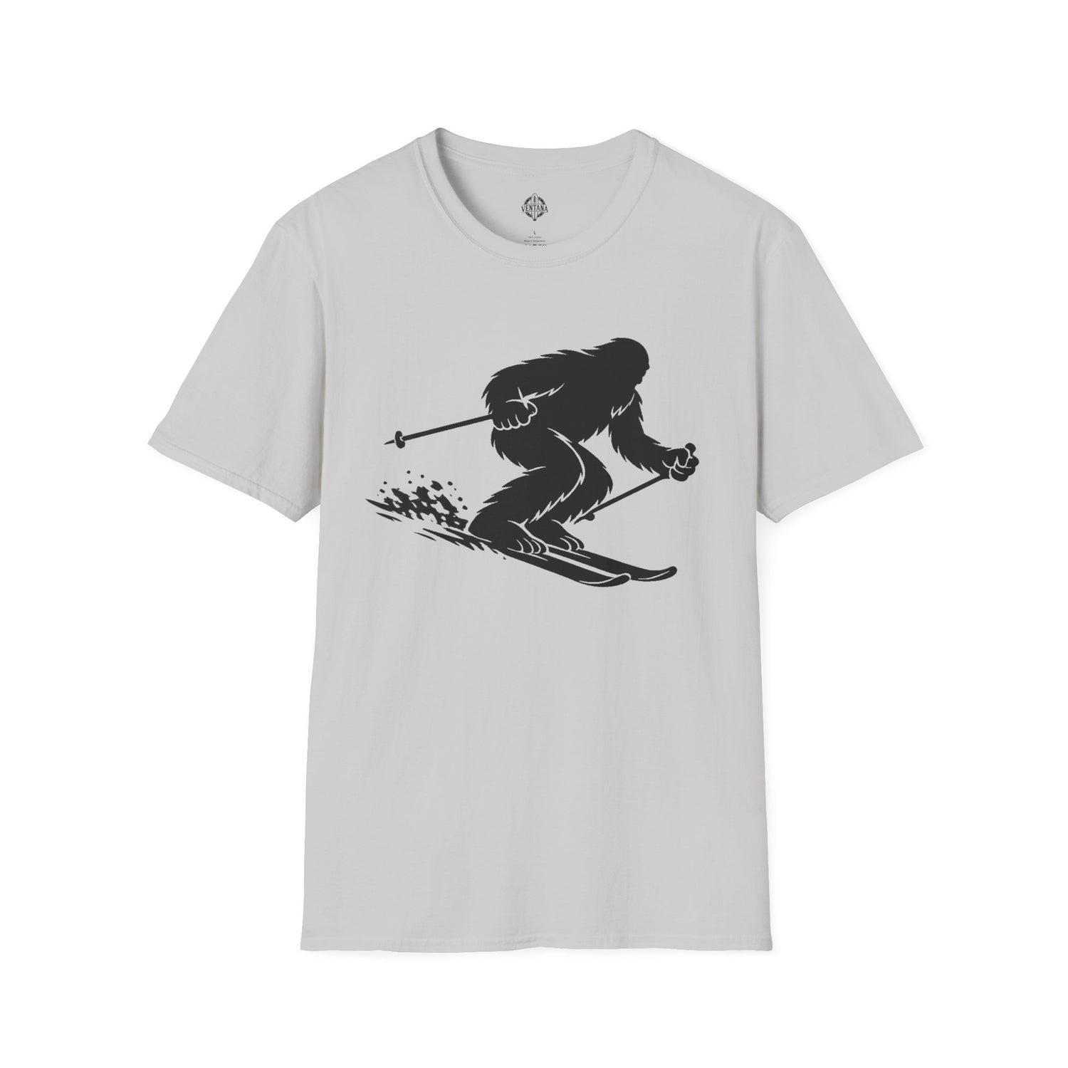 Ventana Shreddy Yeti Ski Unisex - U.S. Cotton T-Shirt