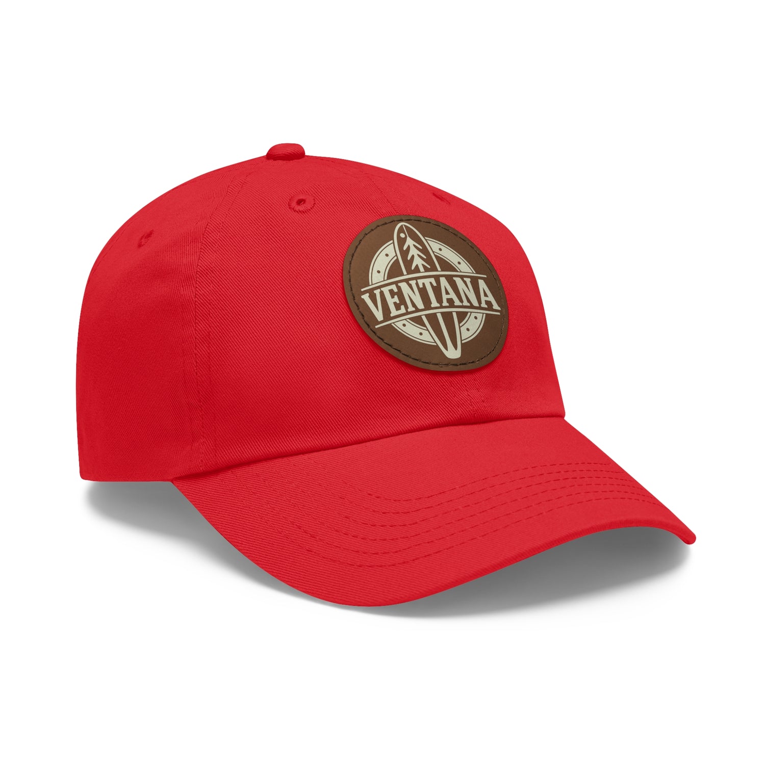 Ventana Treefish Logo Vegan Leather Patch Hat