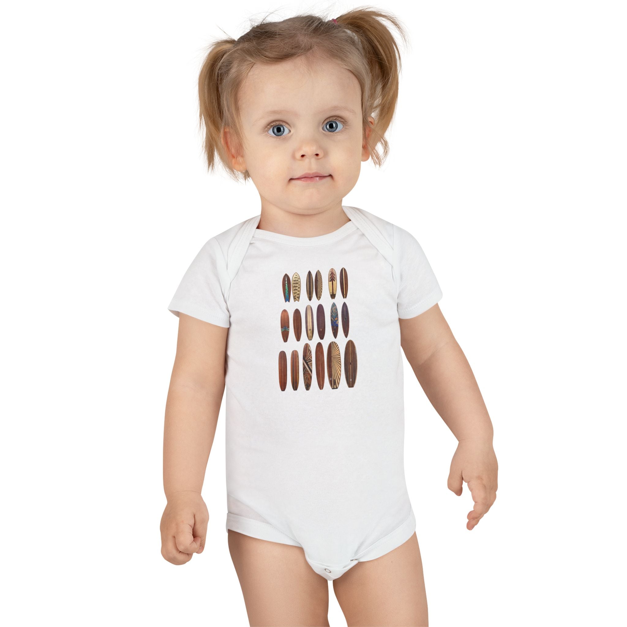 Ventana Wooden Surfboards - Baby Short Sleeve 100% Cotton Onesie