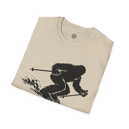 Ventana Shreddy Yeti Ski Unisex - U.S. Cotton T-Shirt