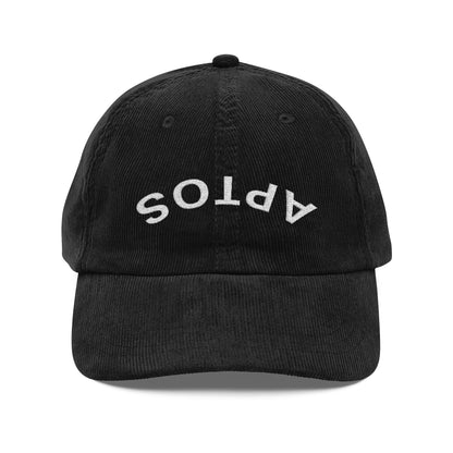 Aptos California Upside Down Embroidered Corduroy Cap - 100% Cotton