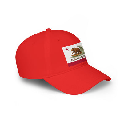 California Surfing Bear Flag Unisex - 100% Cotton Baseball Cap