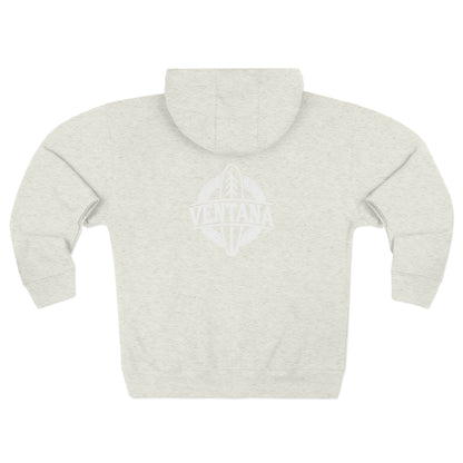 Ventana Treefish Logo Unisex - Zip Cotton Blend Fleece Hoodie