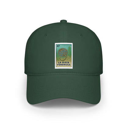 Stingray Lotería Unisex - 100% Cotton Baseball Cap (La Raya Venenosa)