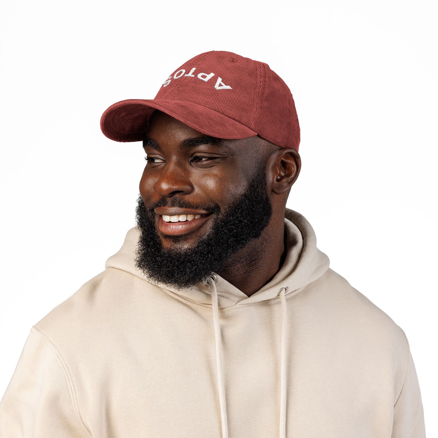 Aptos California Upside Down Embroidered Corduroy Cap - 100% Cotton