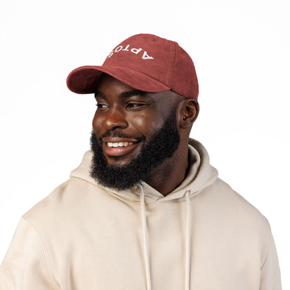 Aptos California Upside Down Embroidered Corduroy Cap - 100% Cotton