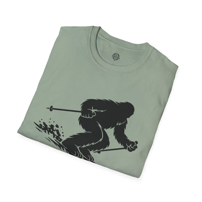 Ventana Shreddy Yeti Ski Unisex - U.S. Cotton T-Shirt